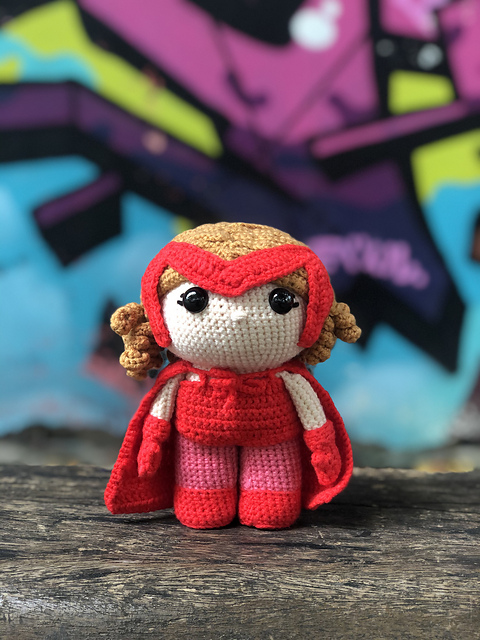 Ravelry: Wanda Scarlet Witch Wandavision pattern by Chonkarumi Oysta