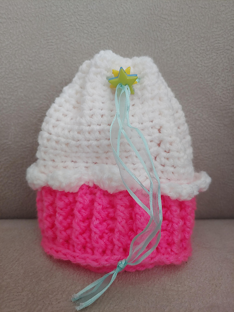 Ice Cream/Cupcake Drawstring Bag