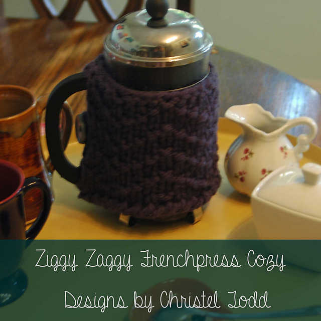 Ziggy-Zaggy Frenchpress Cozy