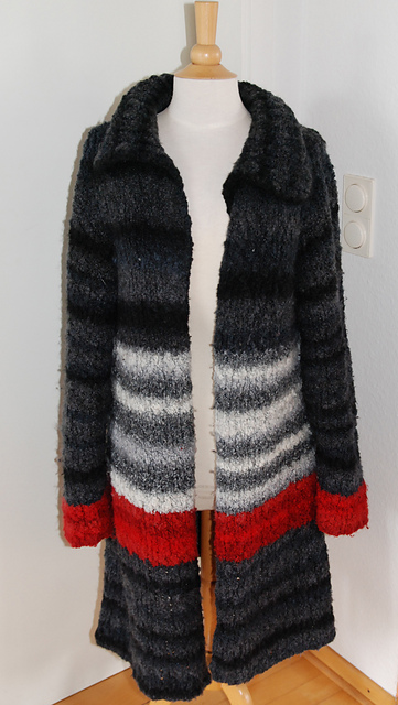 14 Gray and Red Coat