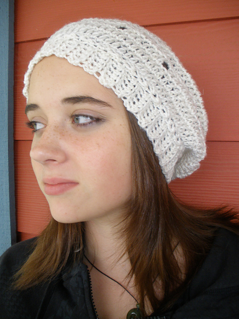 Eyelet Slouch Hat