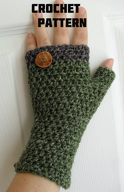 HDC Fingerless mitts