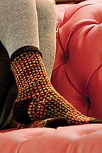 Windowpane Socks