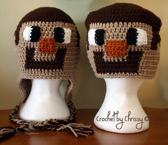 Ravelry: Mister Steve - Minecraft inspired character hat pattern by ...