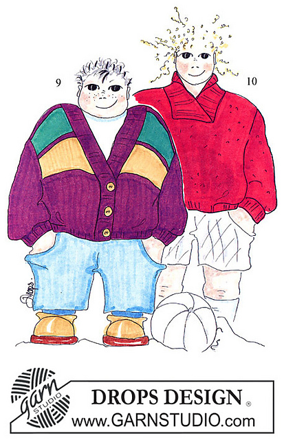 s1-9 Jacket with false fisherman's rib