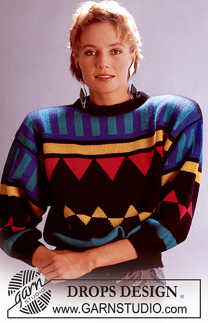 9-9 Jumper with zigzag pattern