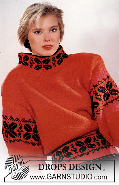5-18 Jumper with star pattern borders