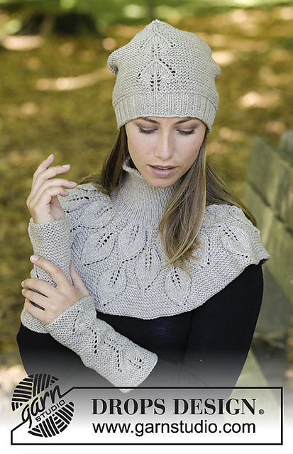 181-35 b Silver Leaf Neck Warmer