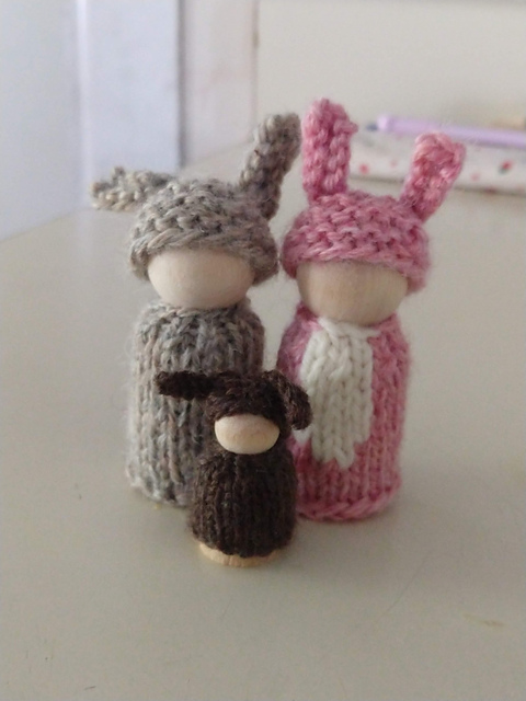 Peg Bunny Famliy