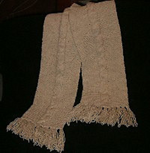 Easy Cable Scarf