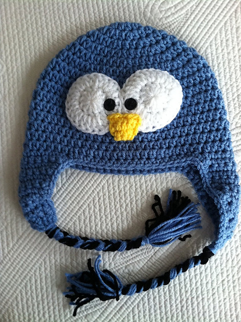 "Peter Penguin" Earflap Hat