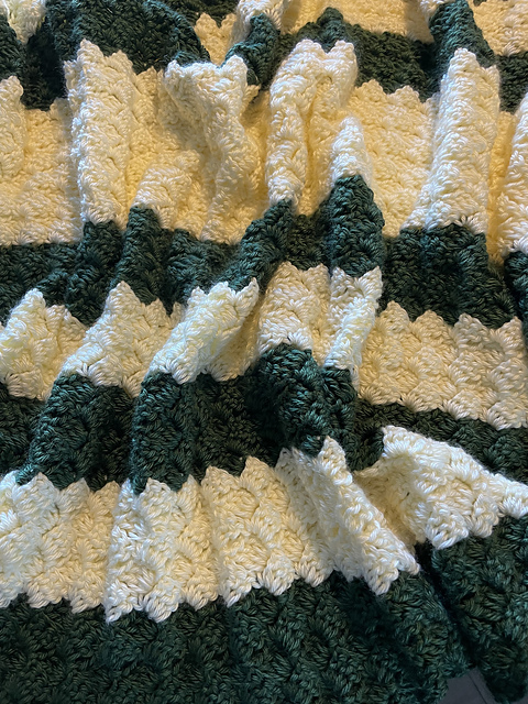 Christmas Spruce C2C Afghan