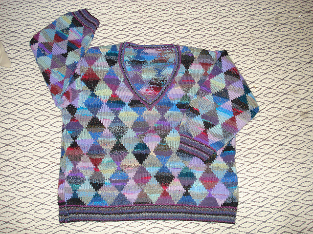 Brick Diamond V-Neck