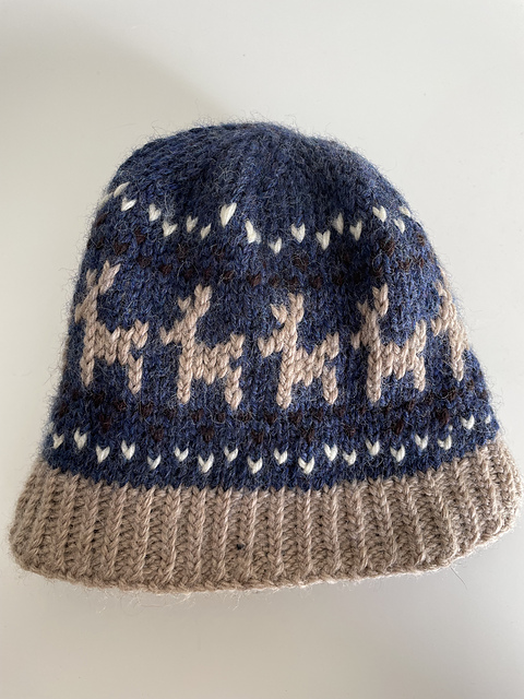 Reindeer Fair Isle Hat