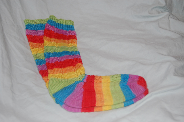 I Heart Rainbow Socks