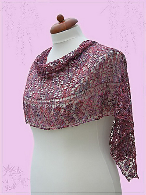 Bluetentraum - Der Schal / Dream of flowers - The scarf