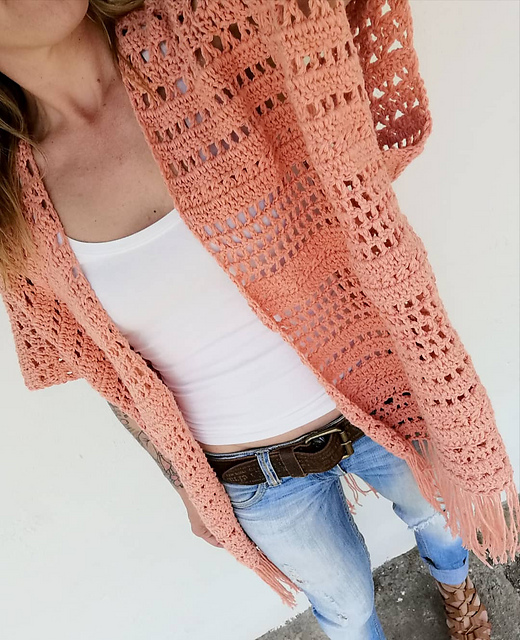 Pinky Peach Kimono