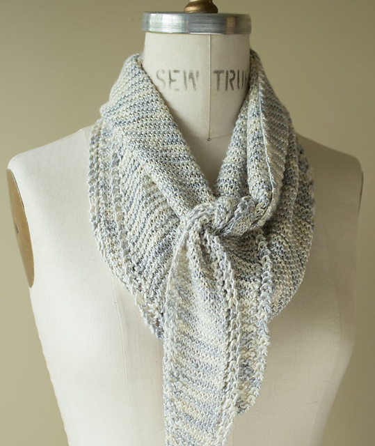 Simple Sideways Triangle Scarf