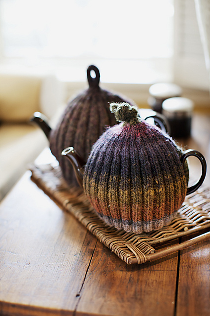 Ribbed & Ruffled Tea Cozies