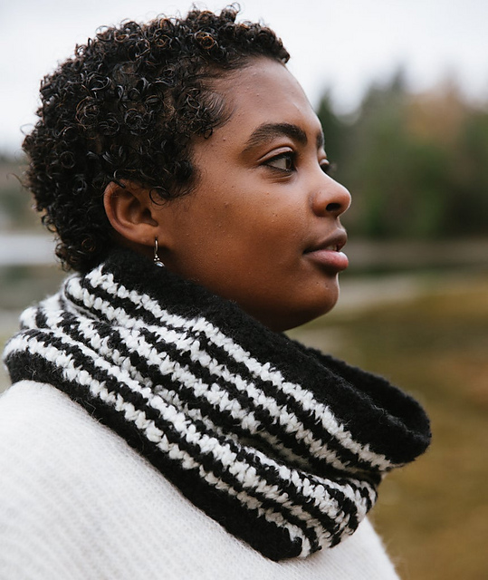 Two By Two Striped Cowl
