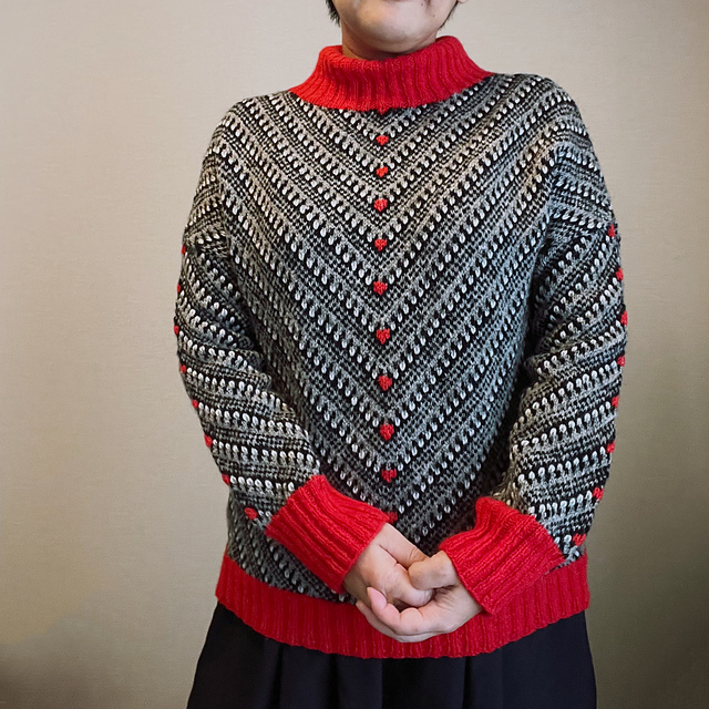 アナトリア柄のセーター Anatolian sweater