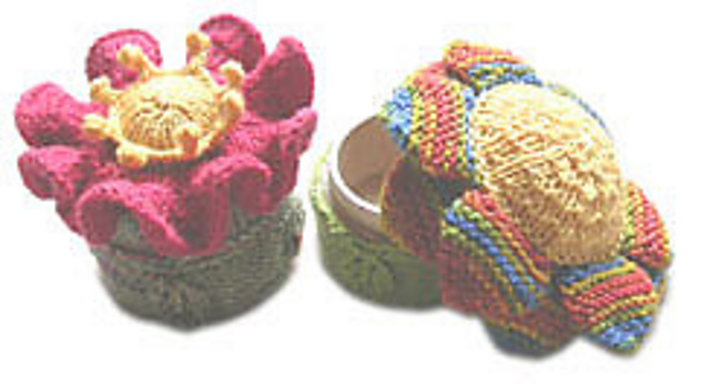 "My Li'l Knit Box" Flower Boxes