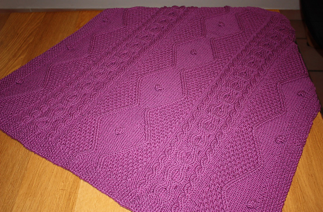 Couverture point irlandais bébé