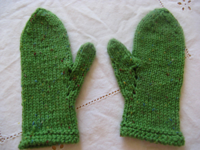 #03 Crab Stitch Edge Mittens 