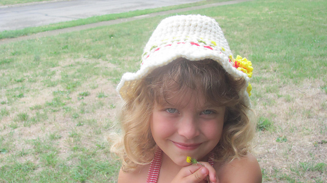 Crochet Hat with Brim