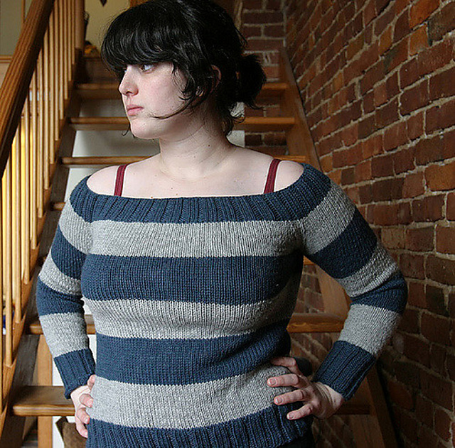 Cascade 220 Striped Raglan Pattern