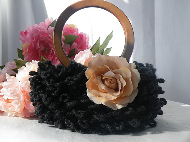 "A walk in central park" evening purse