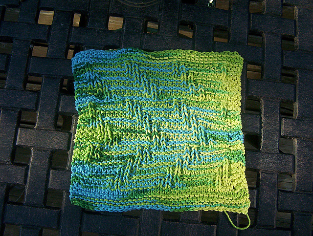 Ribs and Welts Dishcloth