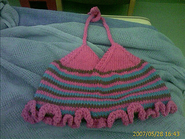 Striped Baby Halter Top