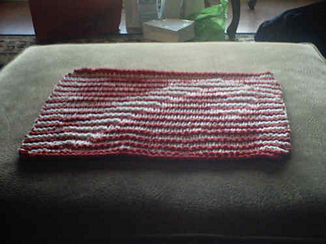 Illusion Candy Cane Dishcloth
