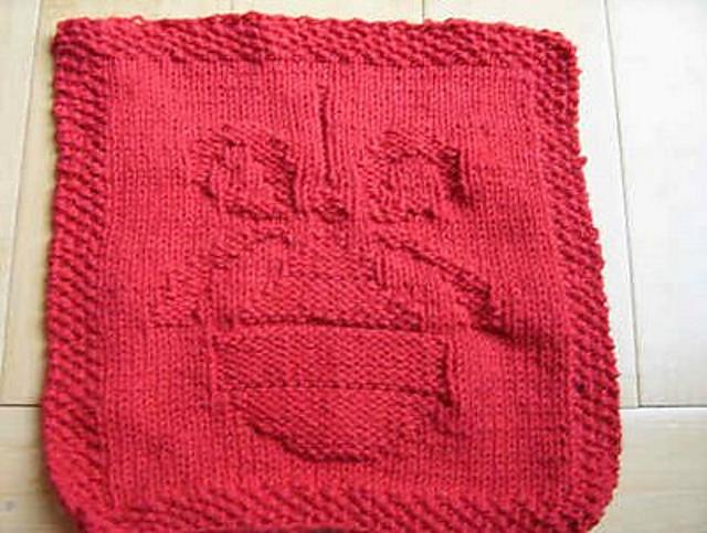 Christmas Ornament Dishcloth