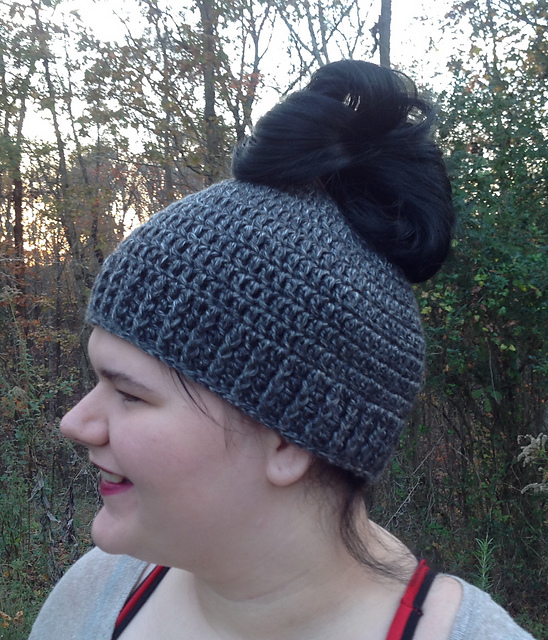 Classic Messy Bun Beanie Hat