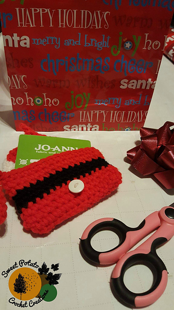 Santa Gift Card Holder