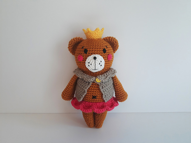 Amigurumi cute bear doll
