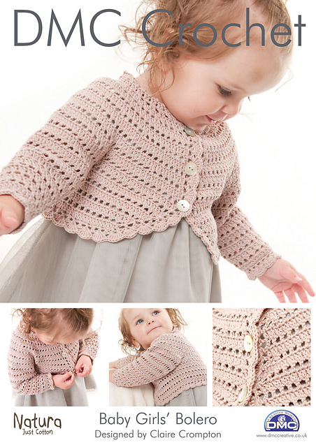 Free Crochet Baby Bolero Pattern Free Crochet Baby Bolero Pattern