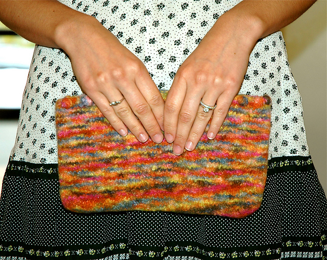 Felted Clutch