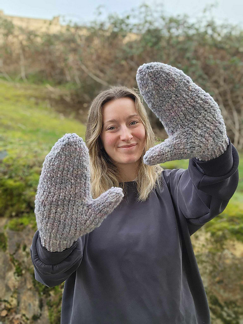 Snow Bunny Mittens