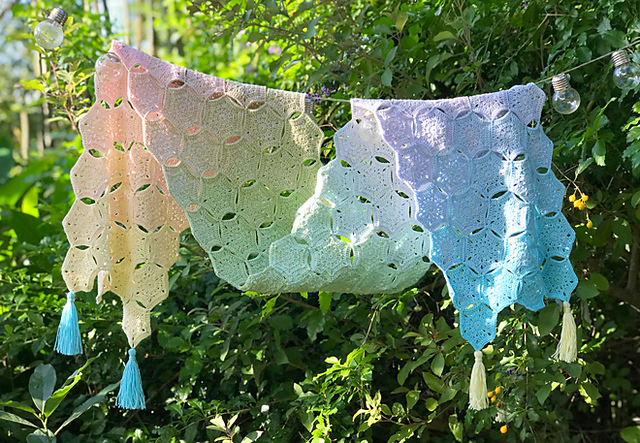 Hexa-Whirl Shawl