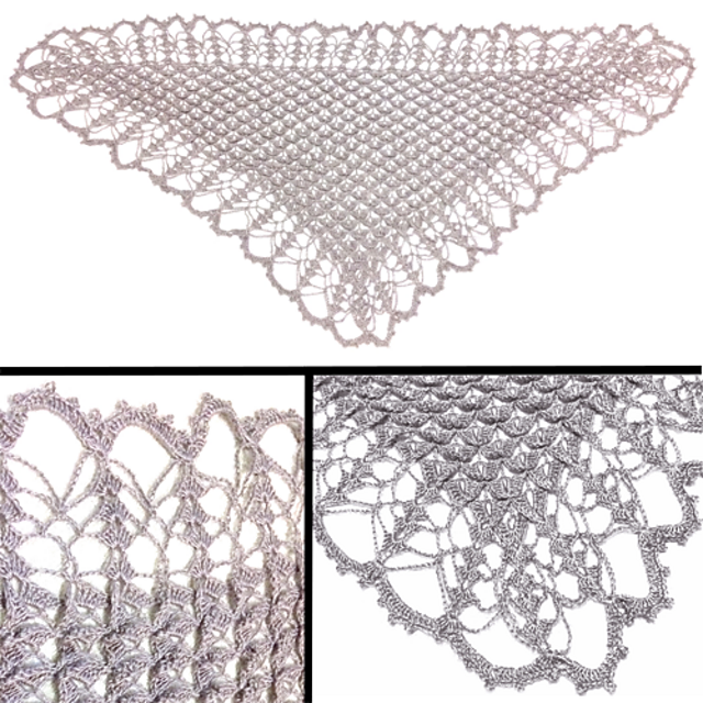 Athena Lacy Textured Shawl