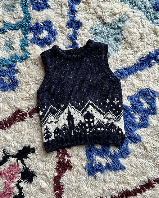 Albert's Magical Winter Village Colorwork Chart