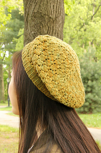 Spring Leafy Beret