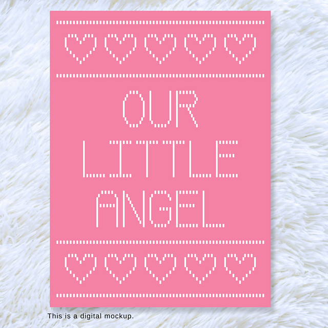 Our Little Angel Filet Blanket