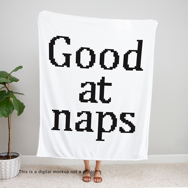 Good At Naps C2C Blanket