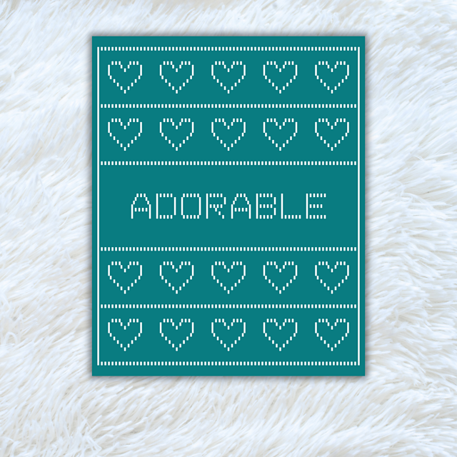 Adorable Filet Blanket