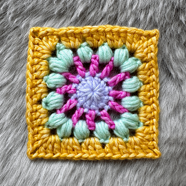 Pretty Puff Granny Square