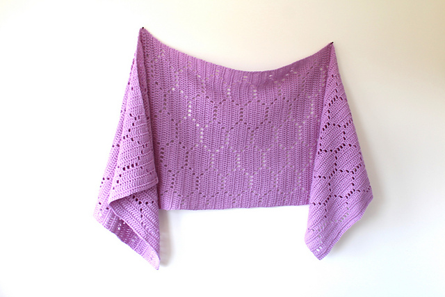 Hexie Sideways Shawl